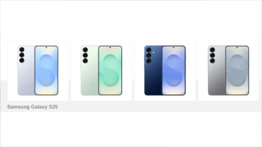 Galaxy S25 flagship trio